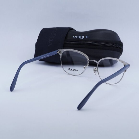 🕶️ New Vogue VO4088 5082 Eyeglasses - Blue/Silver Frame 50mm - Picture 12 of 12
